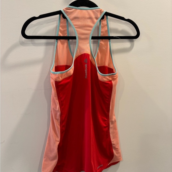 Reebok Women's Vibrant Red and Coral Tank Top - Picture 2 of 5